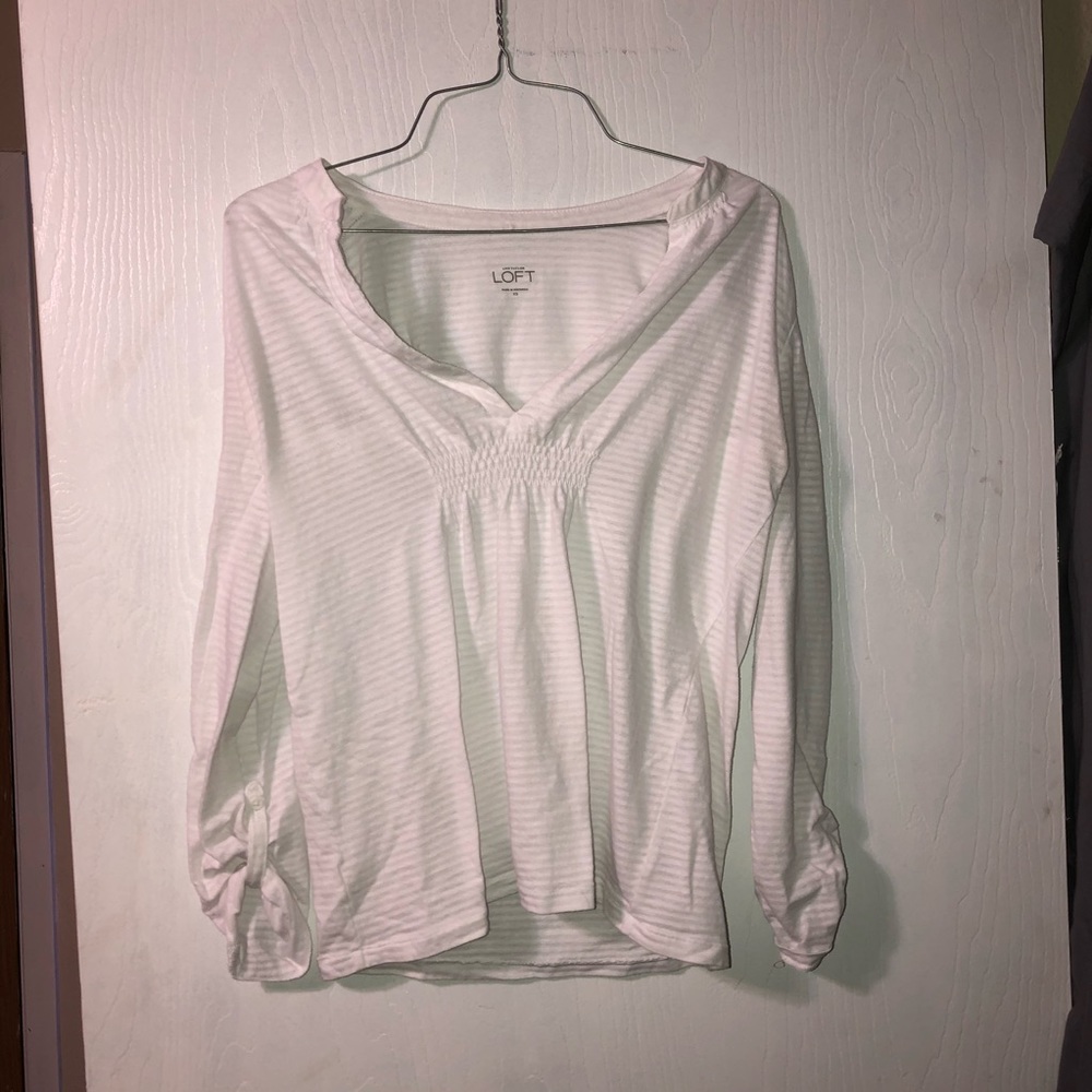 White Loft Blouse